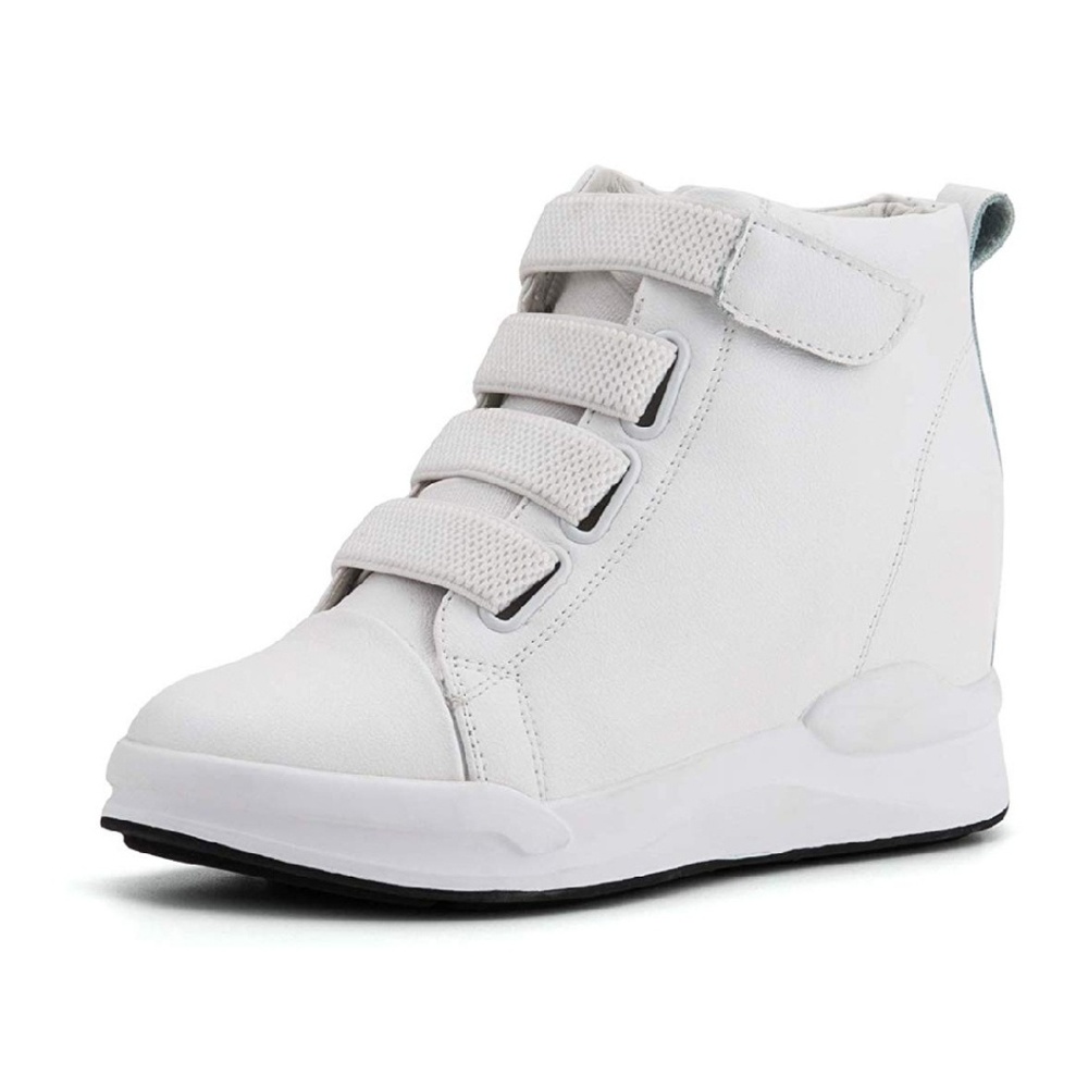 Women's Casual Platform High-Top Sneaker Hidden He